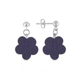 Puistolemmikki earrings, purple