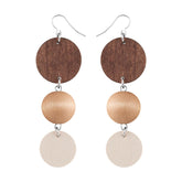 Apollo earrings, brown