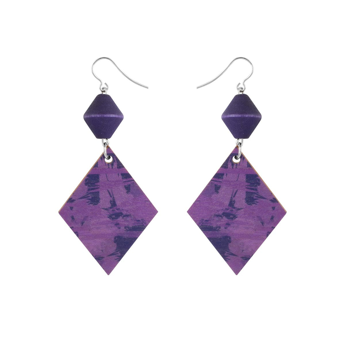 Tallinna earrings, purple