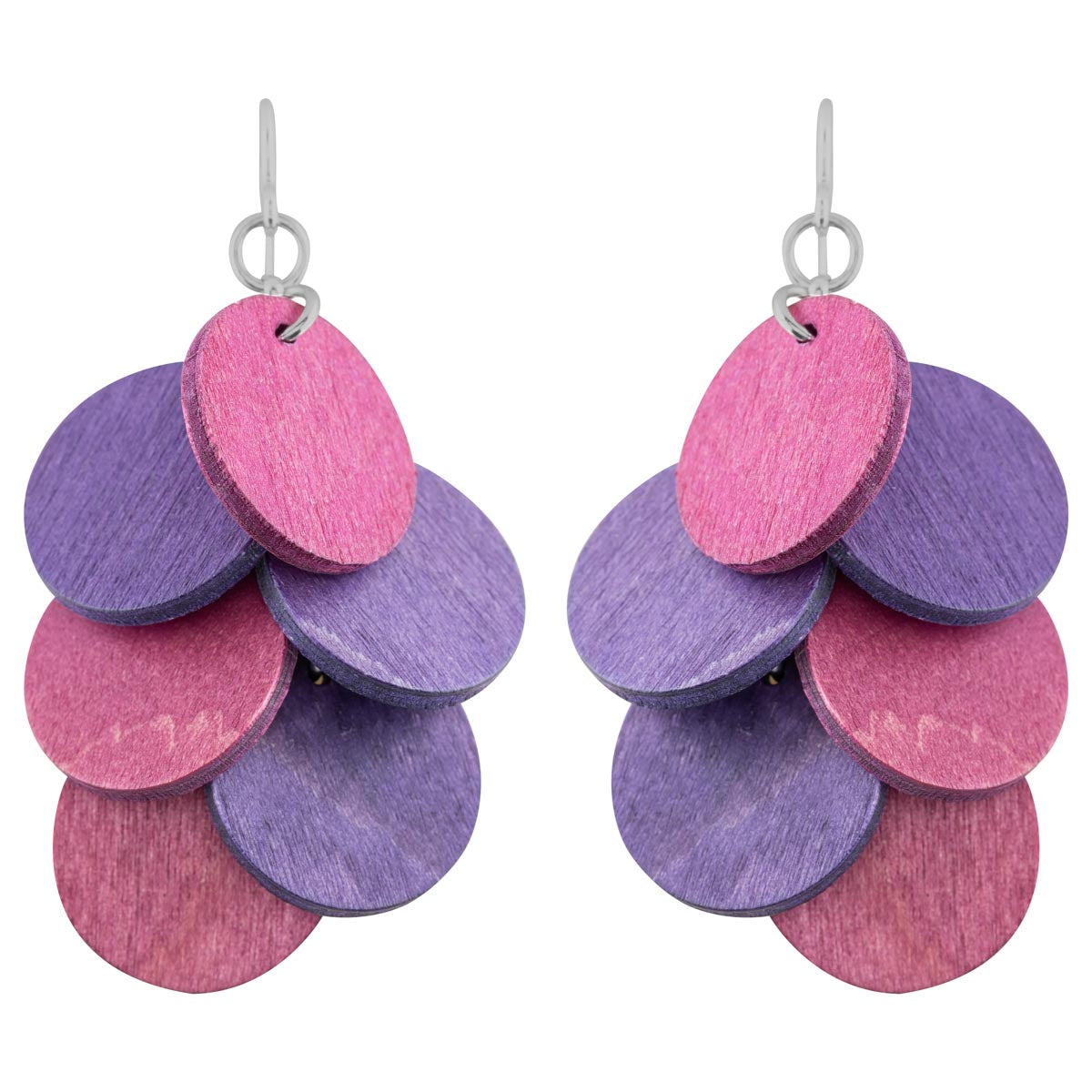 Juolukka earrings, purple