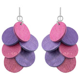 Juolukka earrings, purple