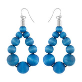 Supernova earrings, blue
