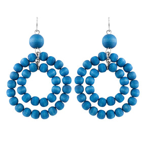 Orkidea earrings, blue