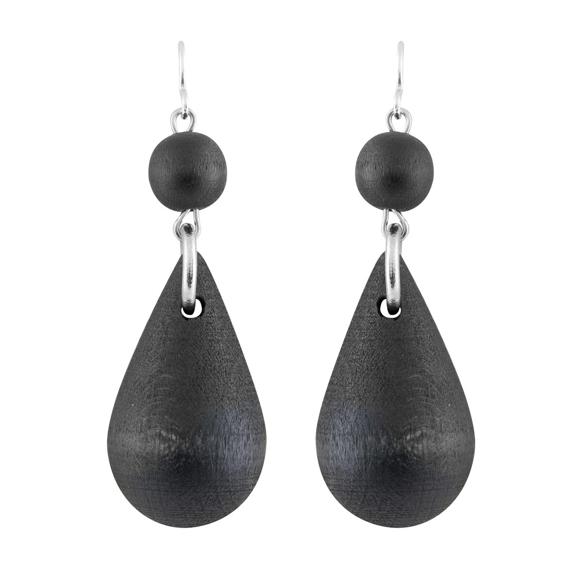 Pisara earrings, black