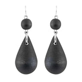 Pisara earrings, black