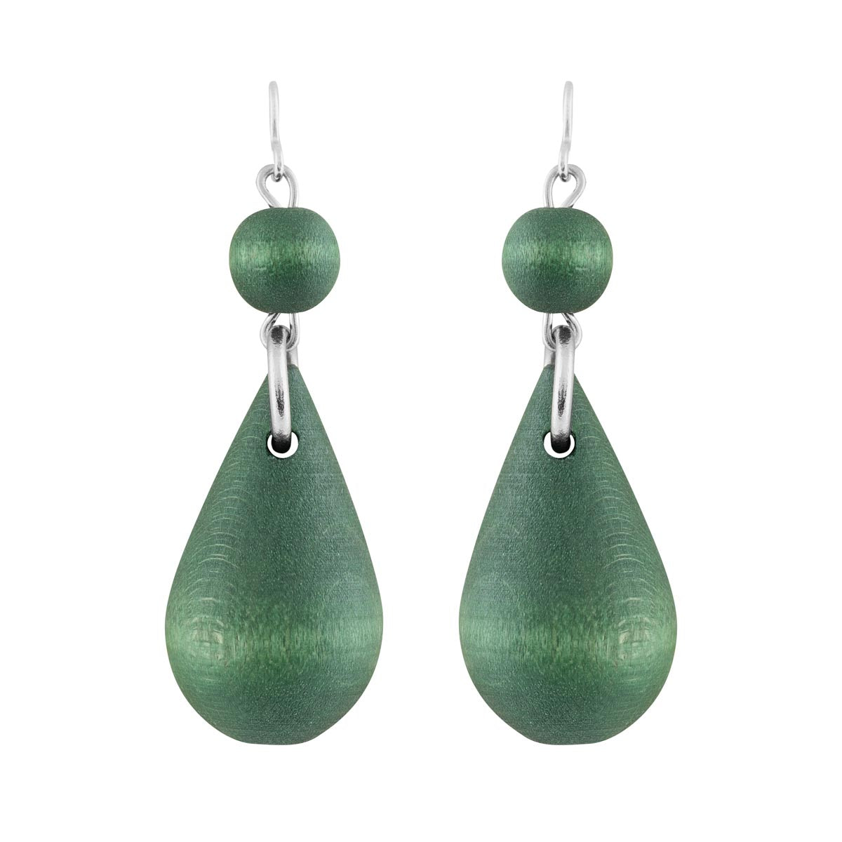 Pisara earrings, green