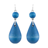 Pisara earrings, blue