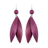 Jalava earrings, purple