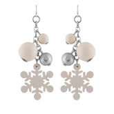 Lumisade earrings, ecru