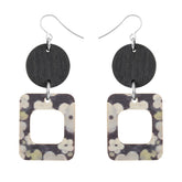 Malviina earrings, dark blue