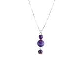 Tuike pendant, purple