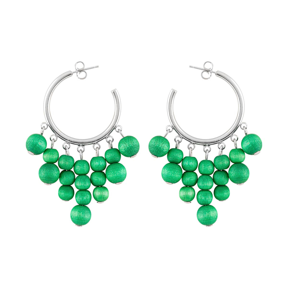 Gisella earrings, green