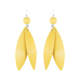 Jalava earrings, citron yellow