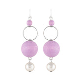 Ulrika earrings, purple