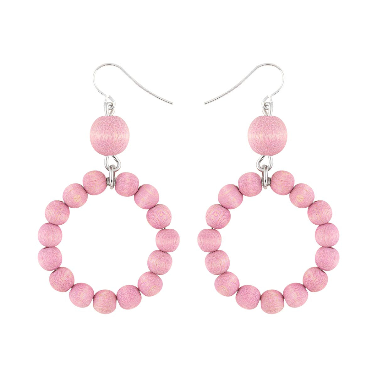 Orvokki earrings, light pink