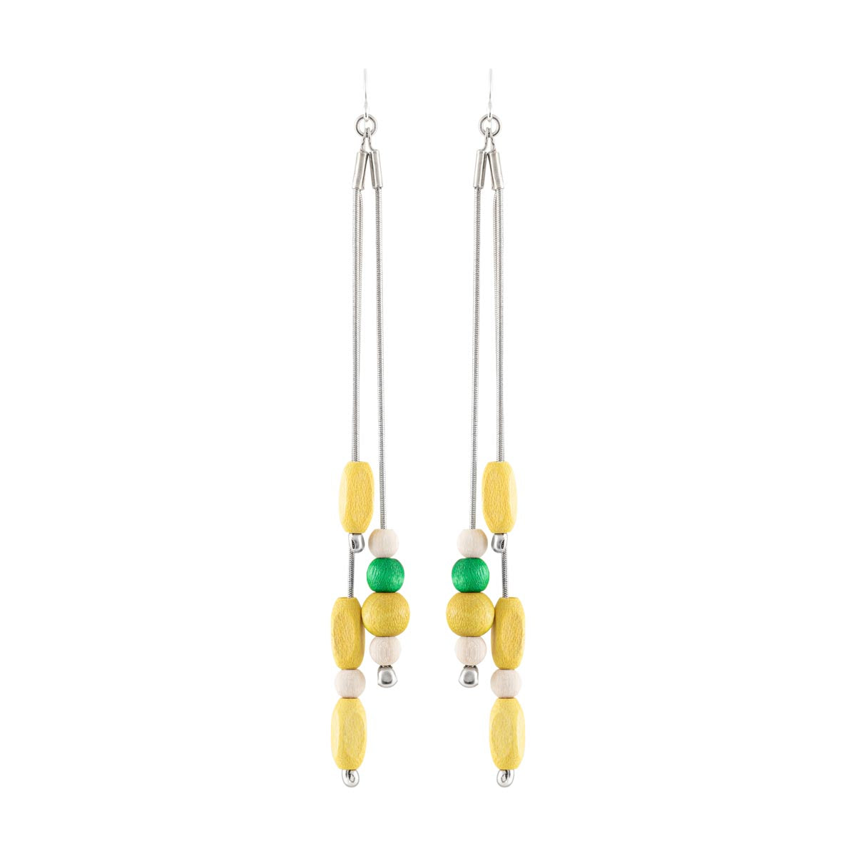 Vilma earrings, yellow