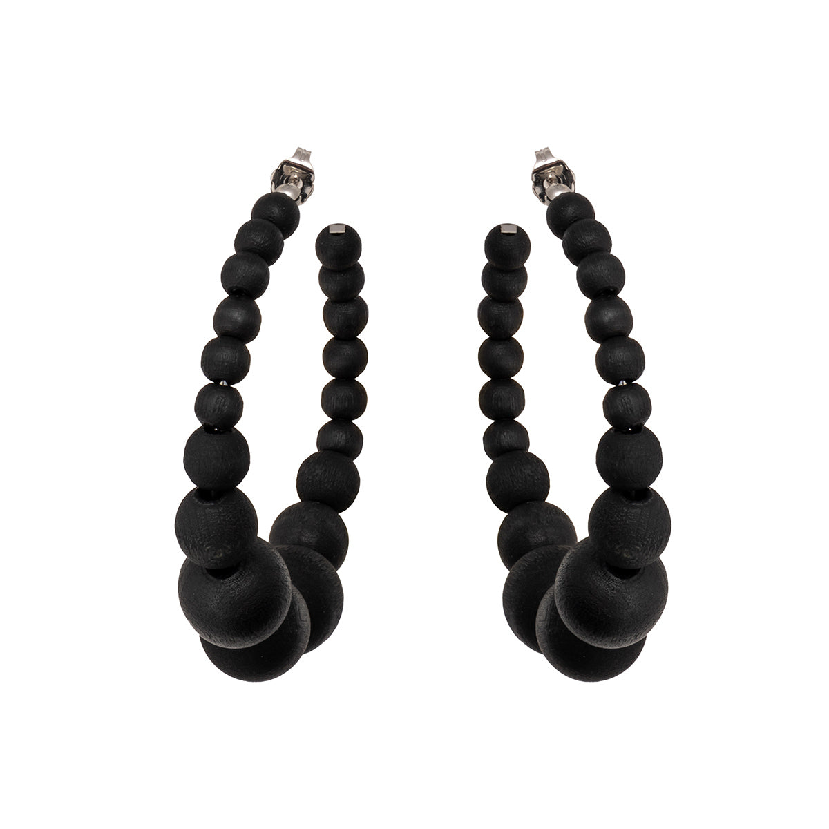 Angervo earrings, black