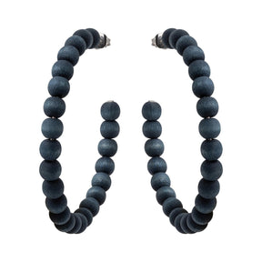 Sofia earrings, dark blue