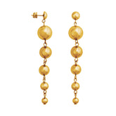 Sandra earrings, golden