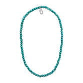 Juno necklace, aqua green