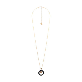 Signe pendant, black and gold