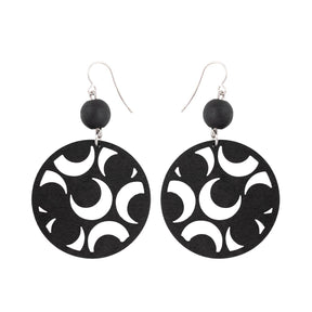 Tuliainen earrings, black