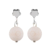 Lemmikki mini earrings, ecru