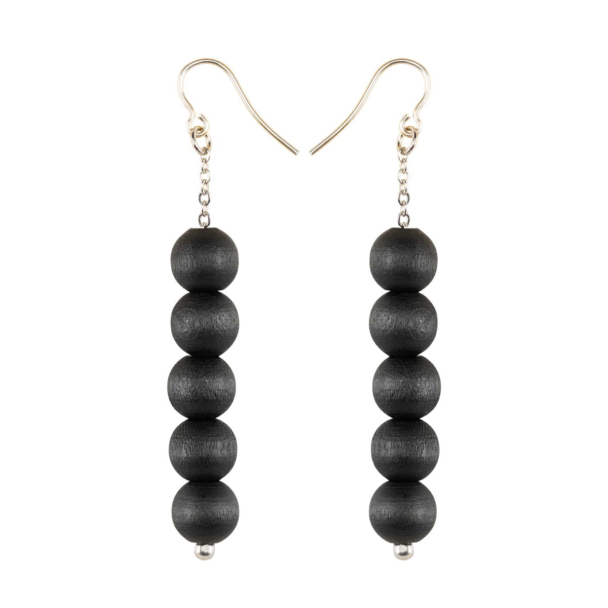 Sara earrings, black