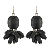 Ohdake earrings, black