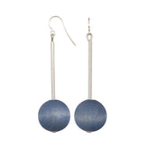 Elsa earrings, blue-gray