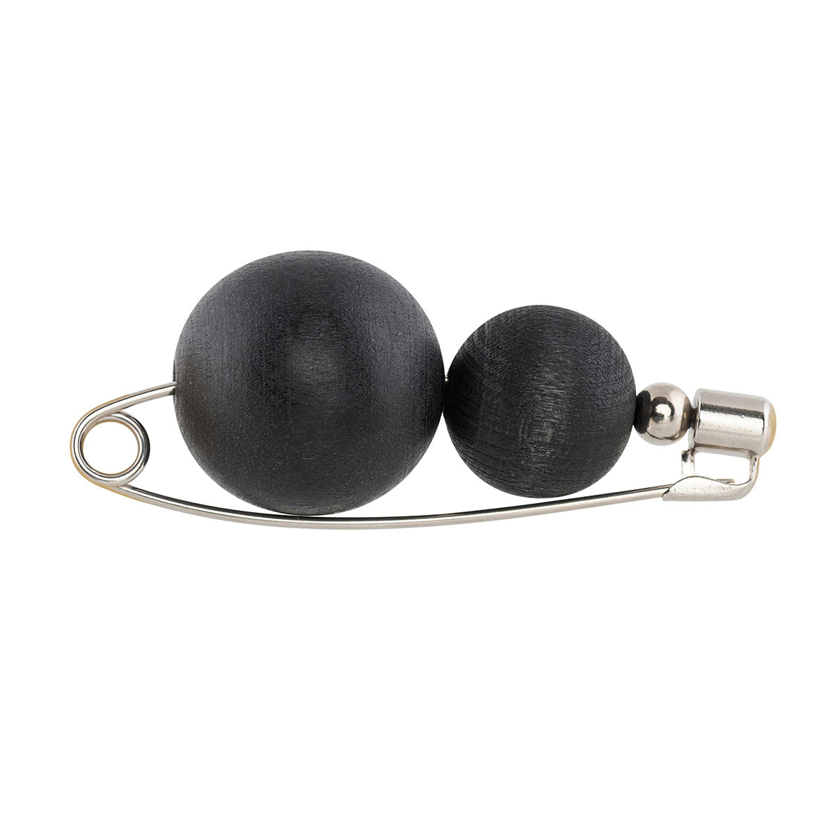 Olos brooch, black