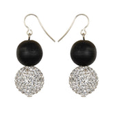 Heijastus earrings, black