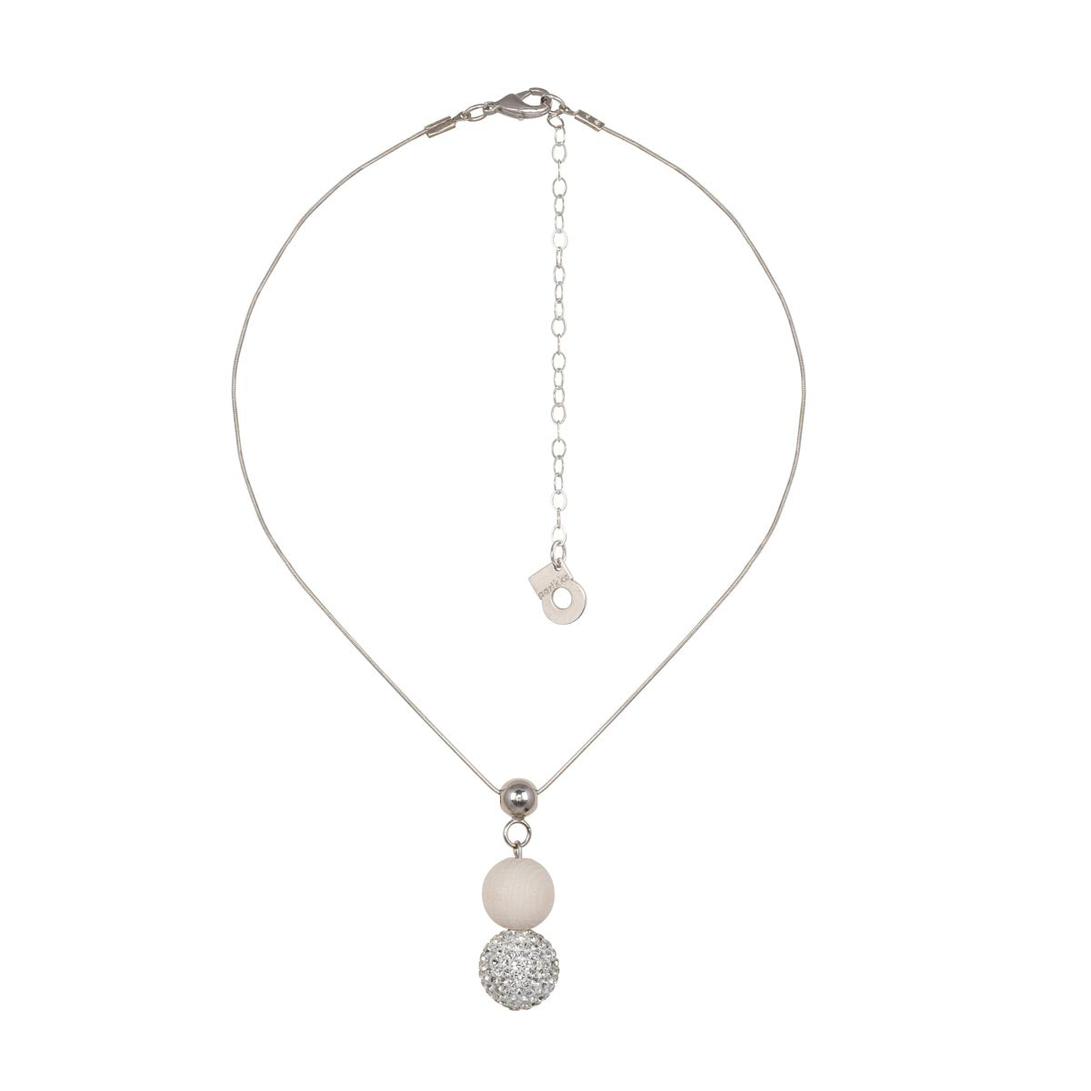 Heijastus necklace, ecru