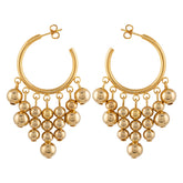 Gisella earrings, gold