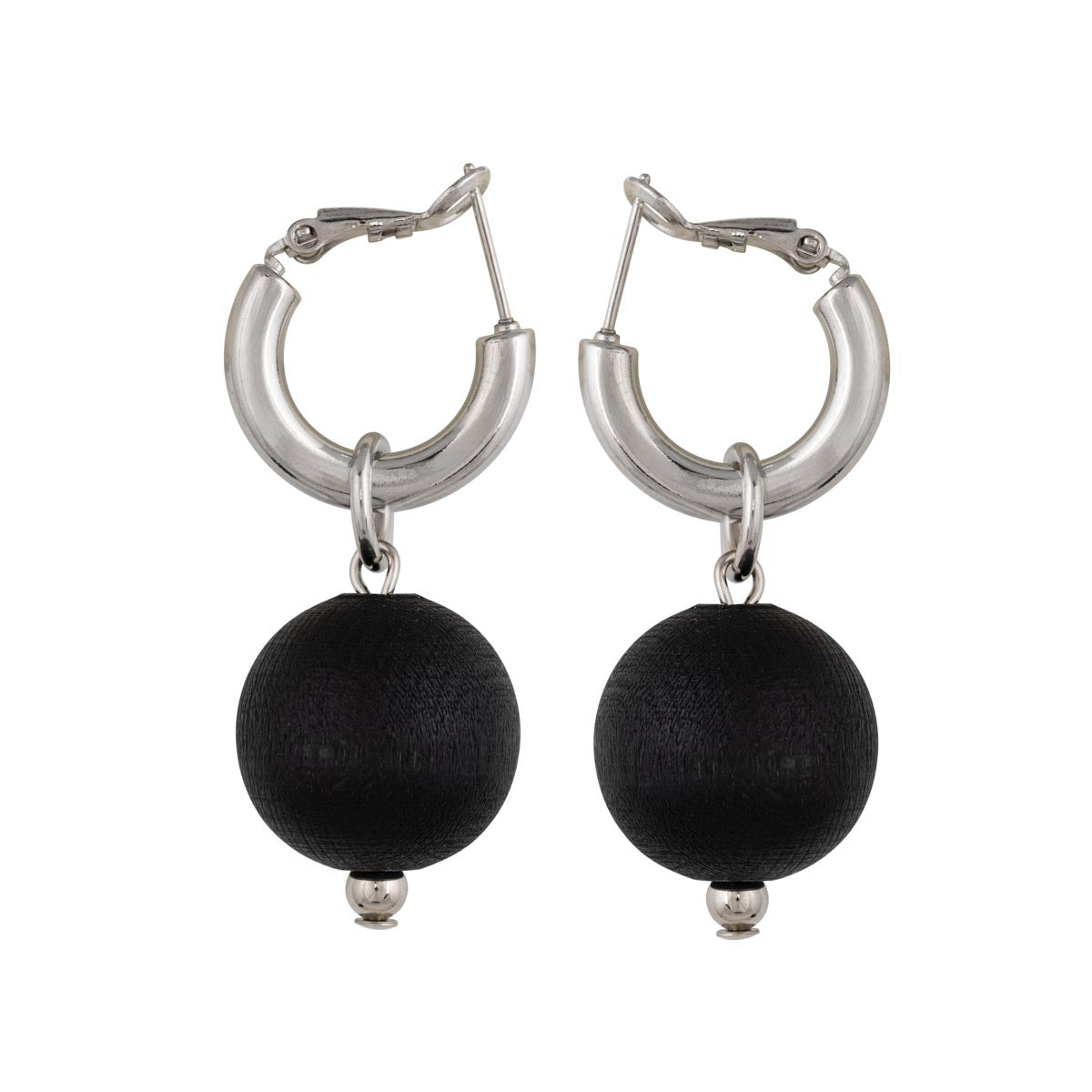 Valma earrings, black