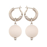 Valma earrings, ecru