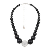 Birgitta necklace, black