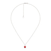Marja necklace, wine red