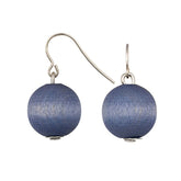 Karpalo earrings, blue-grey