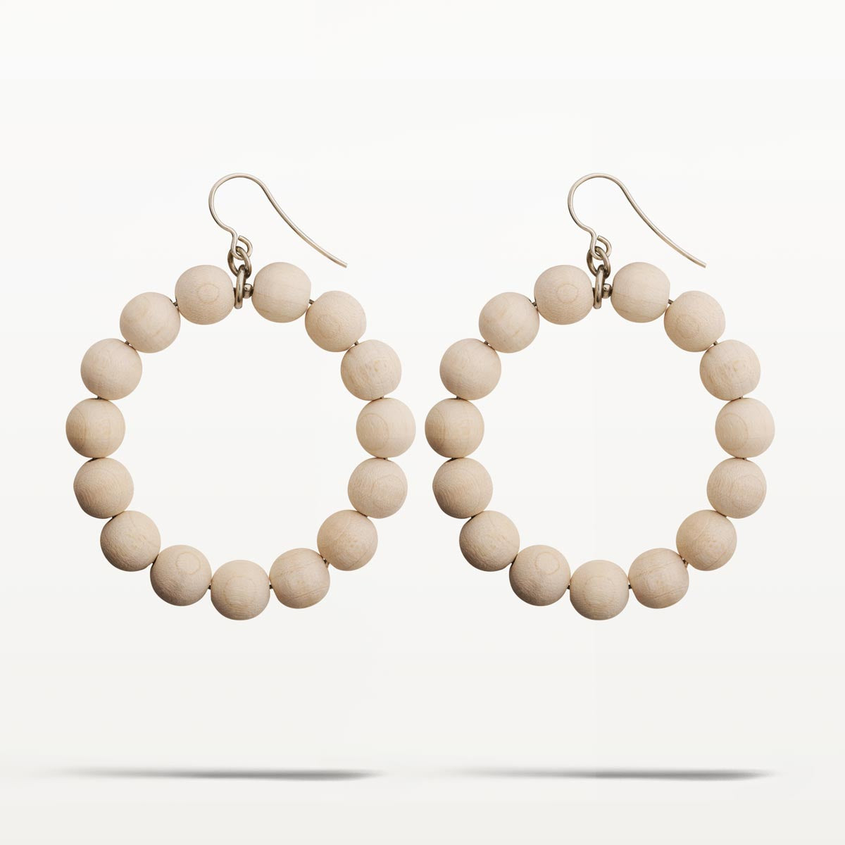Säde earrings, ecru