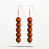 Sara earrings, orange
