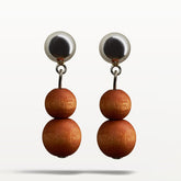 Olos earrings, orange