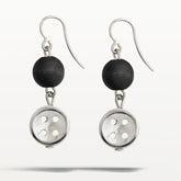 Aino earrings, black