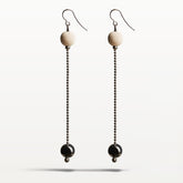 Tuuli earrings, ecru