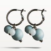 Lydia earrings, light blue