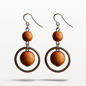Iisa earrings, orange
