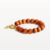 Valma bracelet, orange and gold
