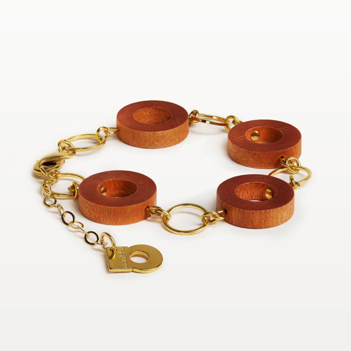 Rosa bracelet, copper and gold
