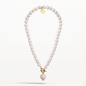 Valma necklace, ecru and gold