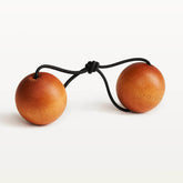 Pom pom hair band, orange